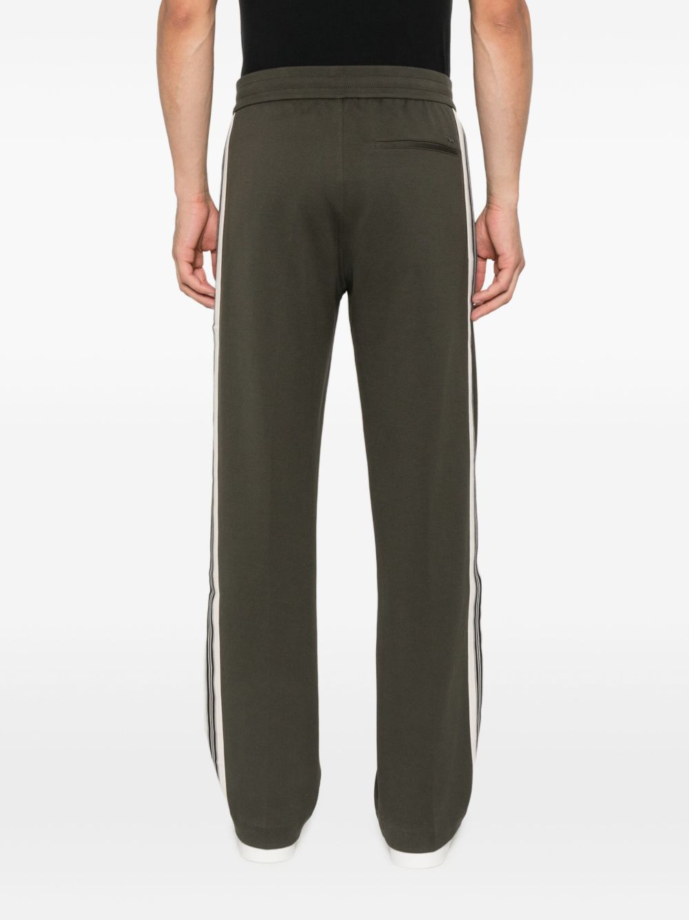 EMPORIO ARMANI EXCLUSIVE Trousers in Black Silk Blend