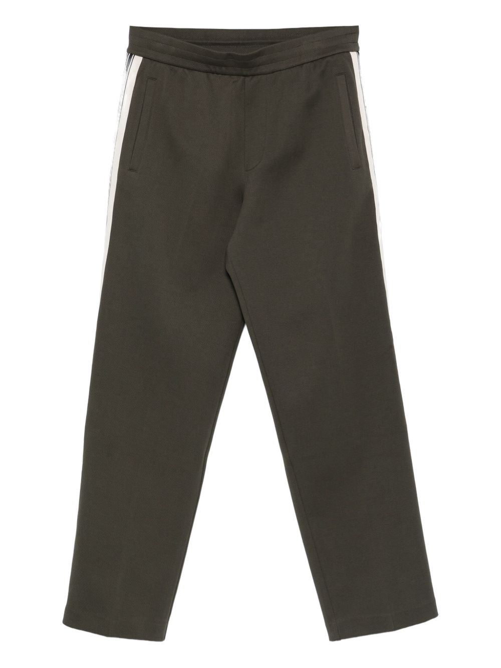 EMPORIO ARMANI EXCLUSIVE Trousers in Black Silk Blend