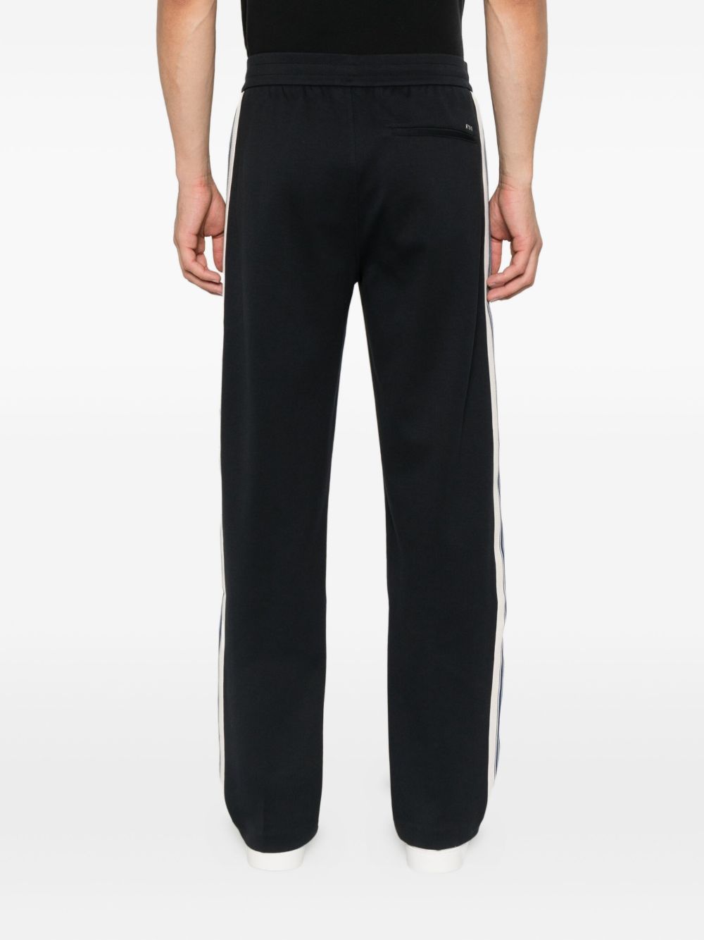 EMPORIO ARMANI EXCLUSIVE Trousers in Blue Silk Blend