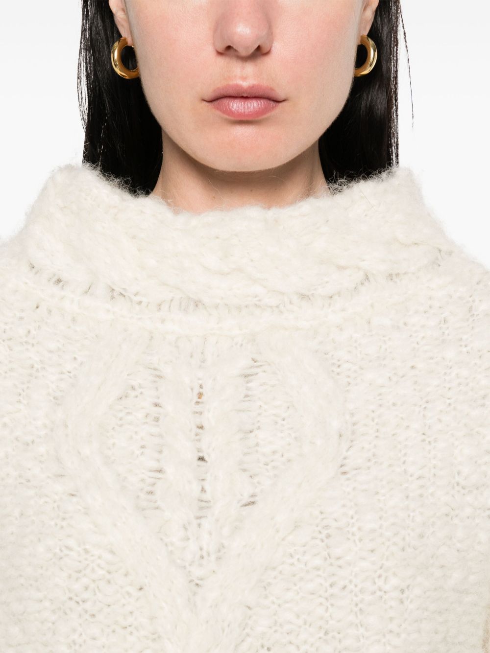Isabel Marant Sweater — Beige Wool Crew Neck