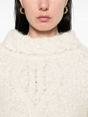 Isabel Marant Sweater — Beige Wool Crew Neck