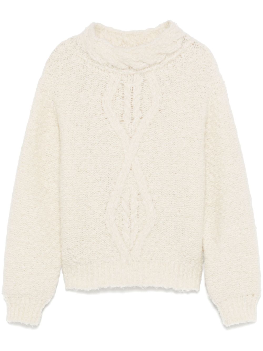 Isabel Marant Sweater — Beige Wool Crew Neck