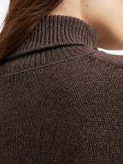 Brunello Cucinelli Sweaters Brown cashmere turtleneck
