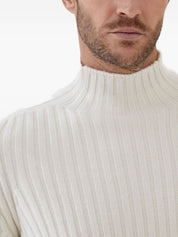 Brunello Cucinelli Sweaters White cashmere turtleneck