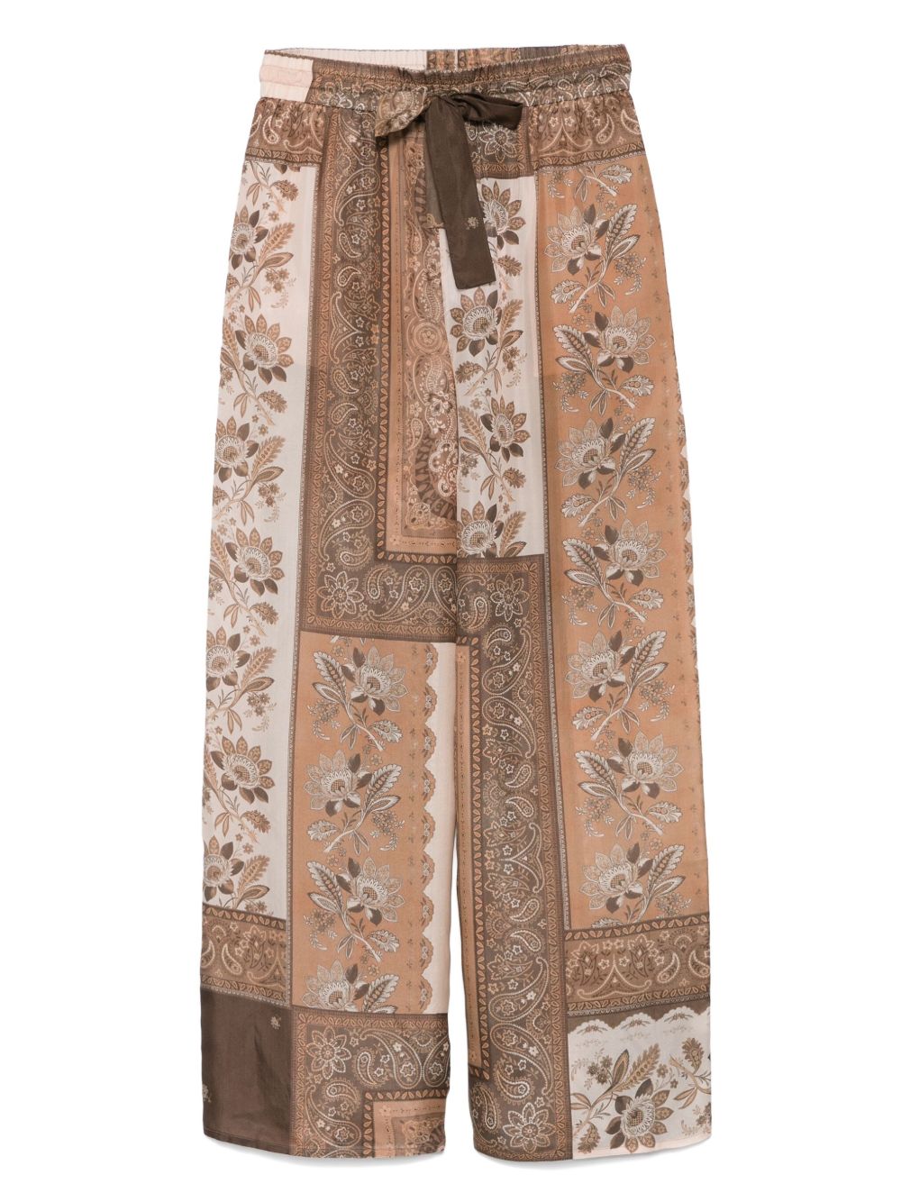 Zimmermann 032C Trousers in Brown Silk