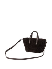 Brown Shearling Shopping Bag — Brunello Cucinelli