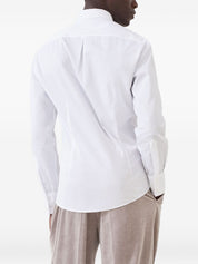 Brunello Cucinelli white cotton shirt — button-down luxury