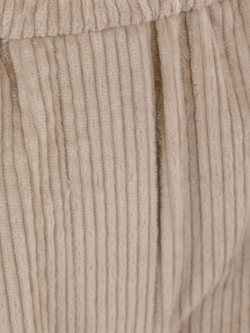 Pantalon Brunello Cucinelli en Velours Côtelé Beige