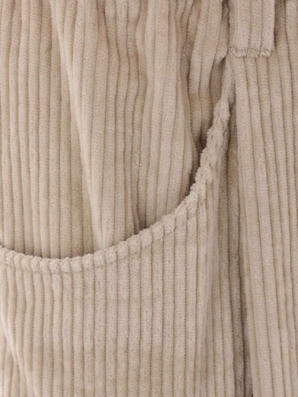 Pantalon Brunello Cucinelli en Velours Côtelé Beige