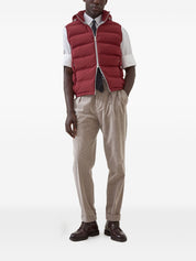 Brunello Cucinelli Jackets Red down vest