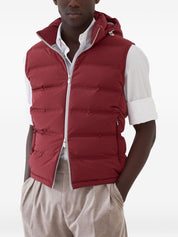 Brunello Cucinelli Jackets Red down vest