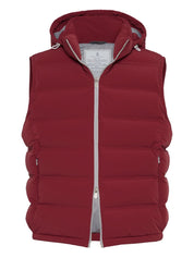Brunello Cucinelli Jackets Red down vest