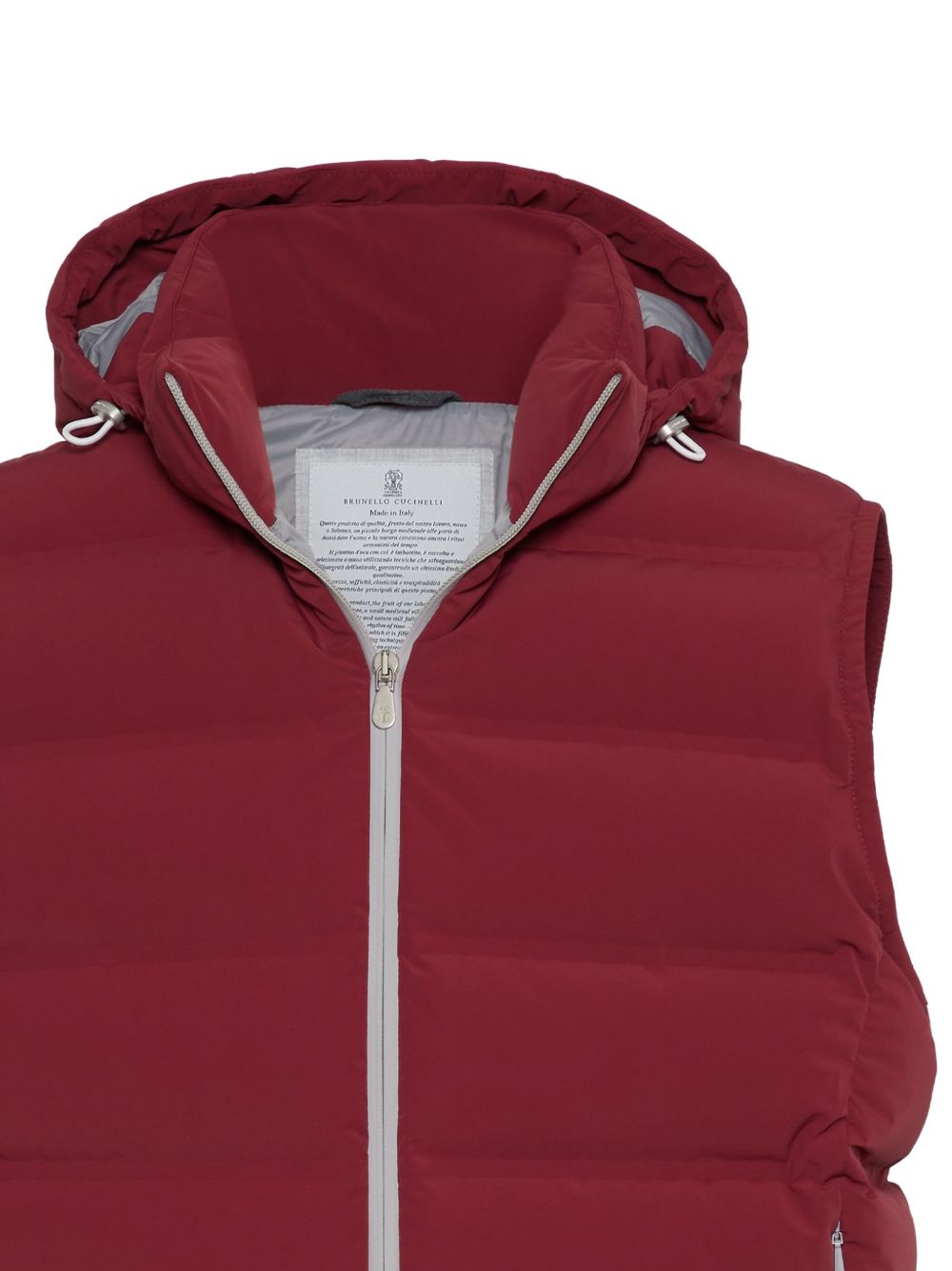 Brunello Cucinelli Jackets Red down vest