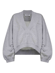 Les pulls Attico gris clair
