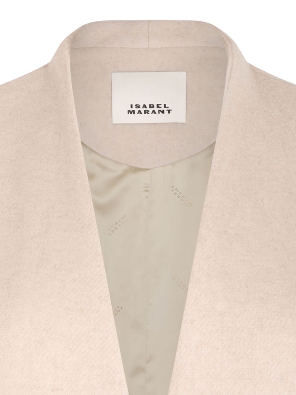 Isabel Marant beige wool-blend Florane coat
