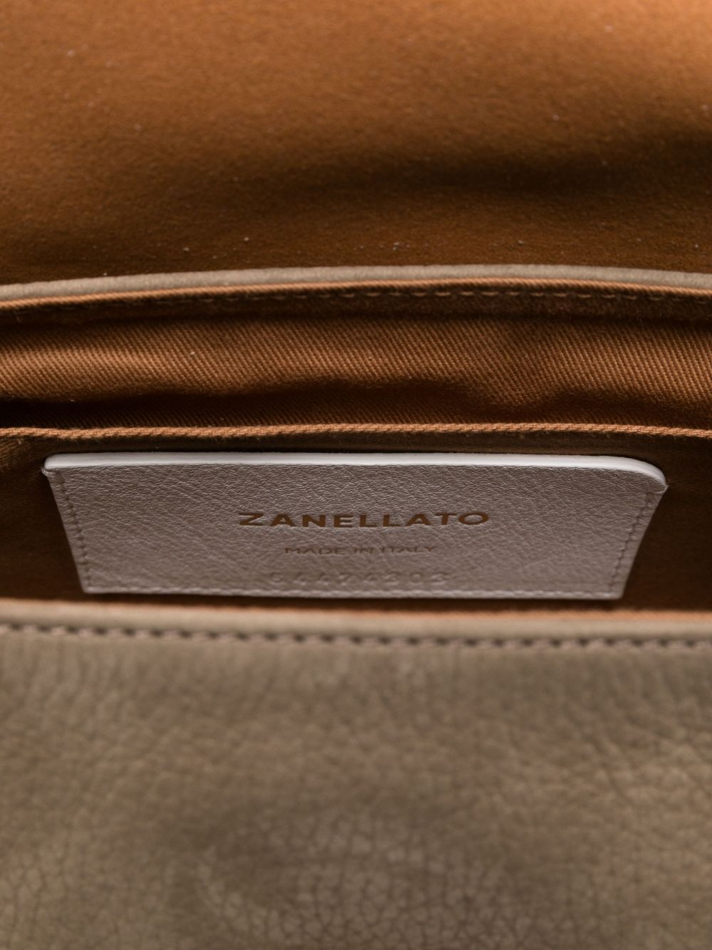 Zanellato Bags Dove Grey suede handbag