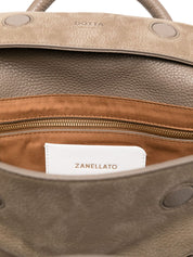 Zanellato Bags.. Dove Grey suede handbag