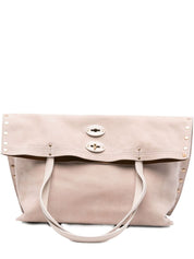 Zanellato Bags.. Beige suede handbag