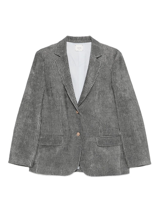 Alysi Jackets Grey — Silk & Nylon Women’s Jacket