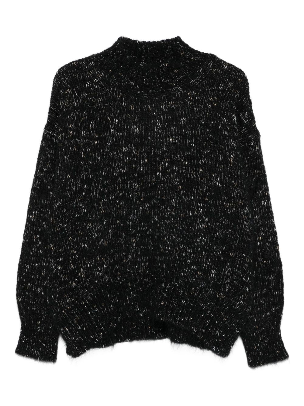 Alysi Black Sweater — Silk & Nylon Luxury