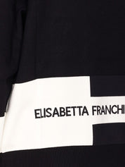 Pulls Elisabetta Franchi à col rond noir