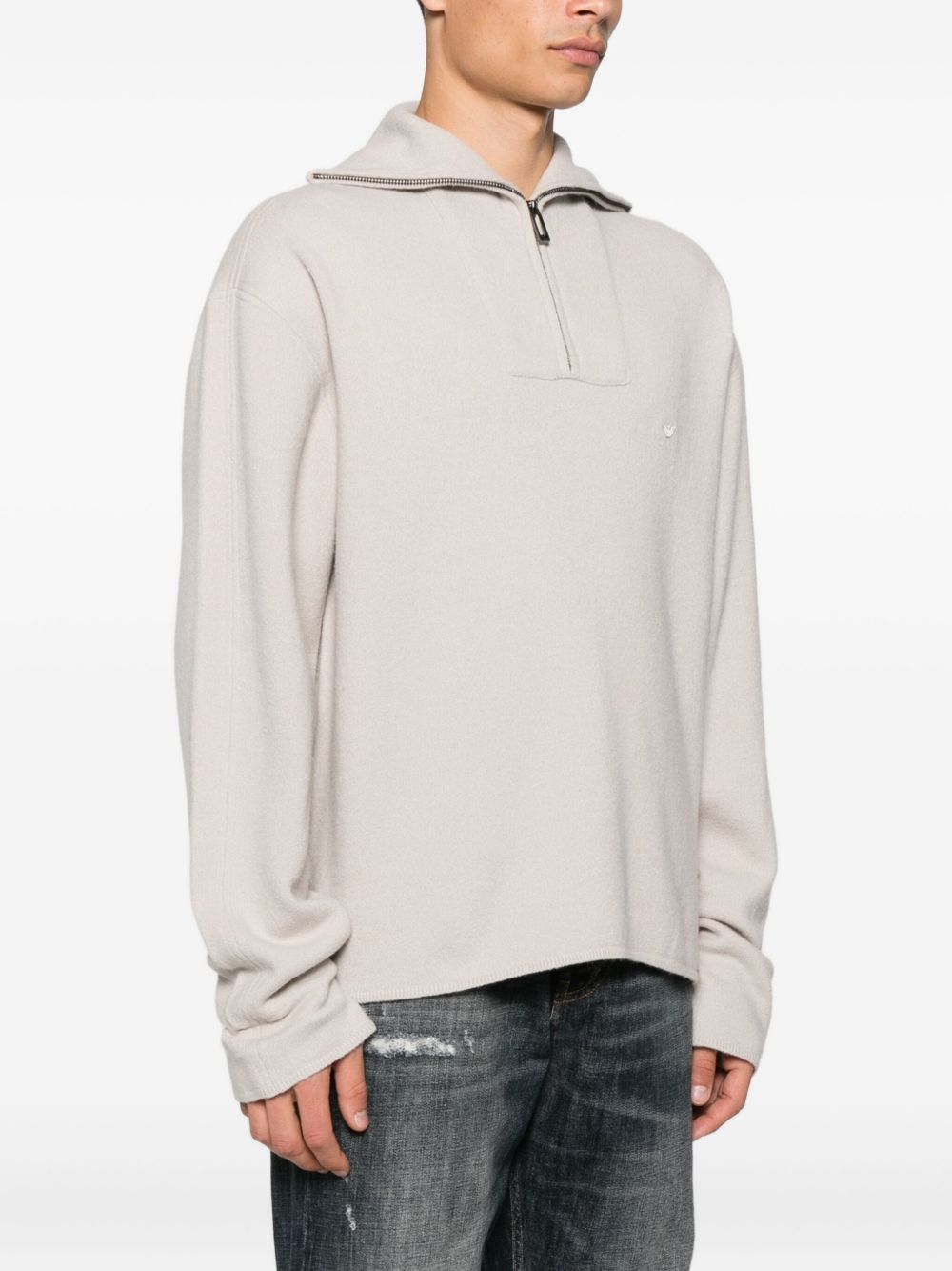 Emporio Armani Sweaters Grey
