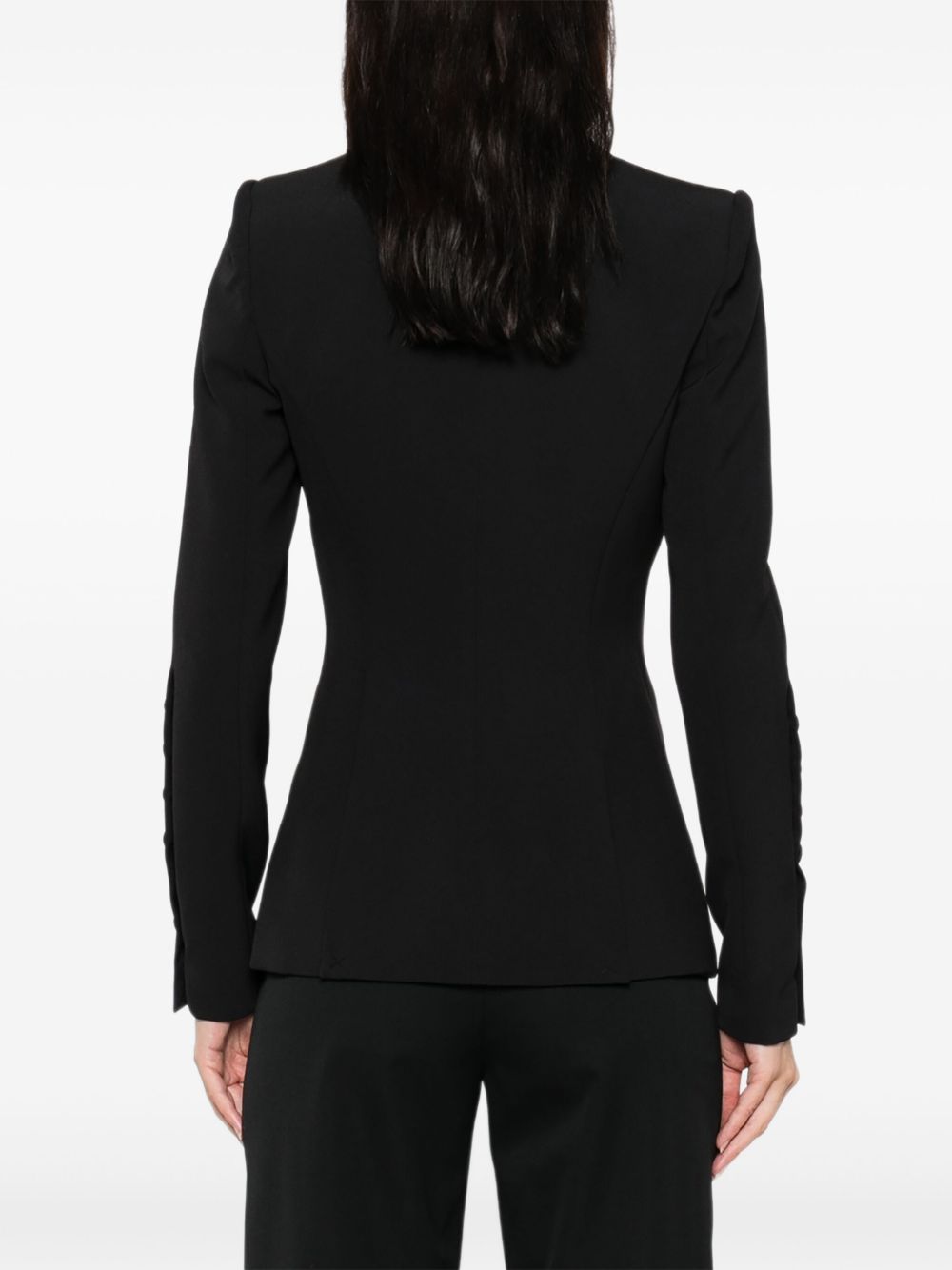 Elisabetta Franchi Jackets Black tailored jacket
