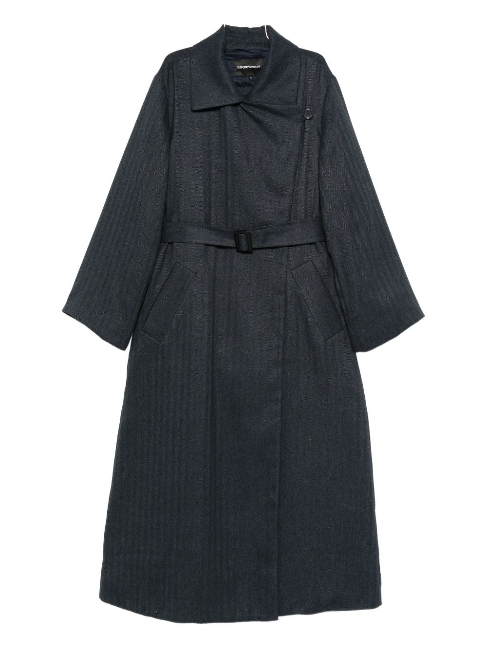 Emporio Armani Blue Coats — Tailored Puffer Jackets