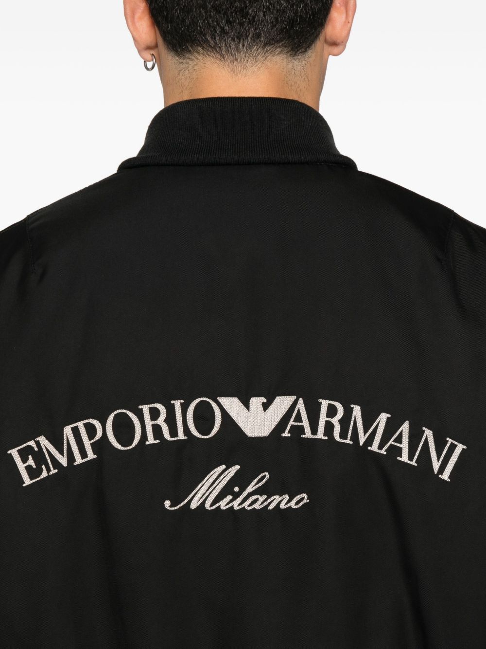 Emporio Armani Coats Black