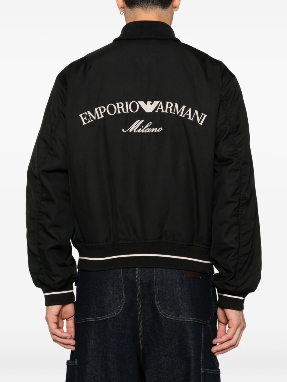 Emporio Armani Coats Black