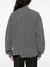 Jil Sander Sweaters Grey wool silk blend