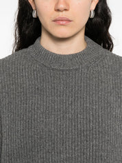 Jil Sander Sweaters Grey wool silk blend