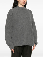 Jil Sander Sweaters Grey wool silk blend