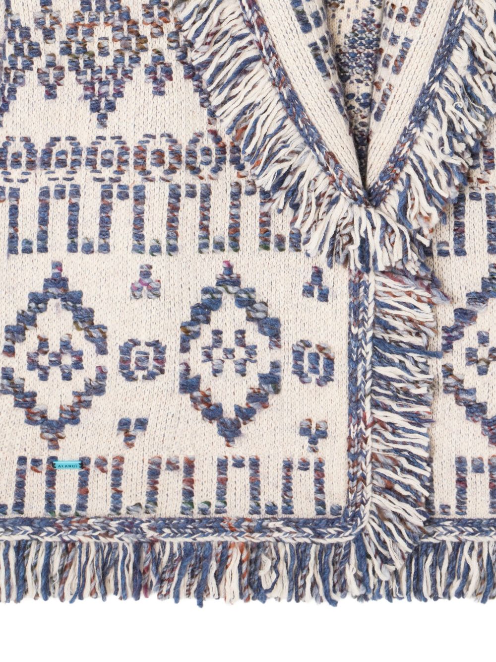 Alanui Sweaters White wool cardigan