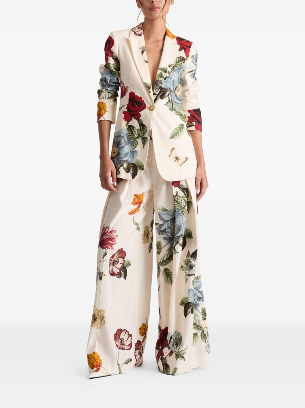 Vestes Alice + Olivia en lin mélangé blanc