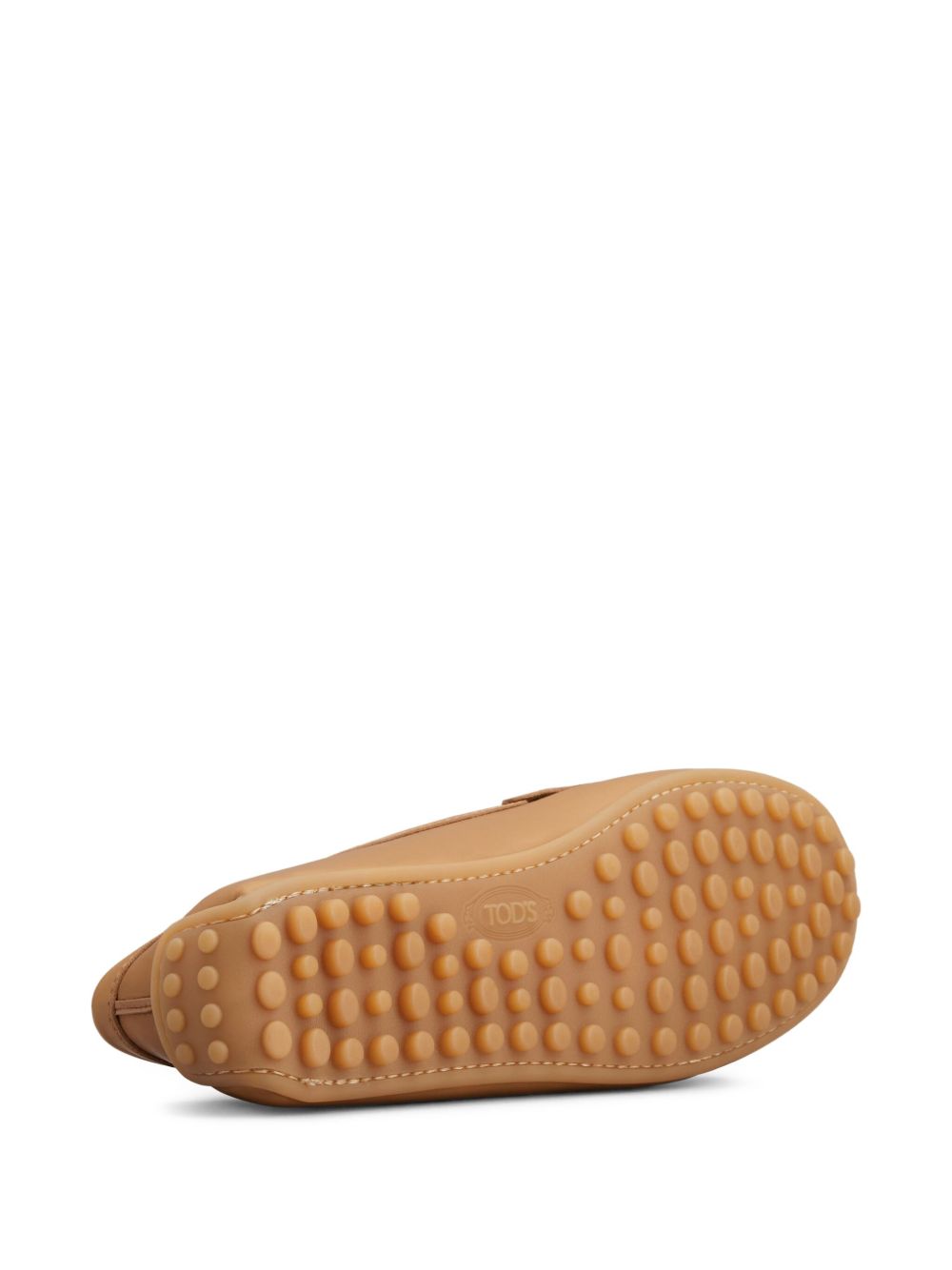 Tod's Camel Gommino Moccasins — Slip-On Leather Comfort