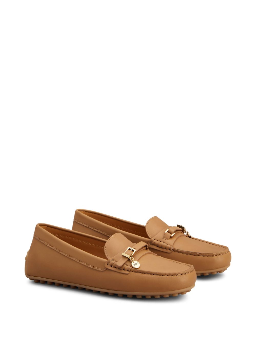 Tod's Camel Gommino Moccasins — Slip-On Leather Comfort