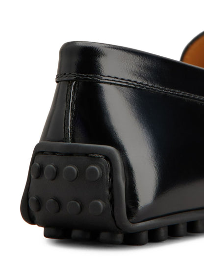 Tod's Black Moccasins — Gommino Leather Loafers