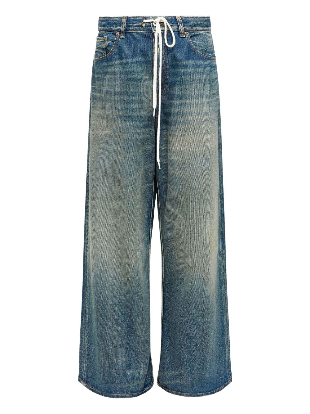 Jean MM6 Maison Margiela bleu clair, coupe large