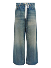 Jean MM6 Maison Margiela bleu clair, coupe large