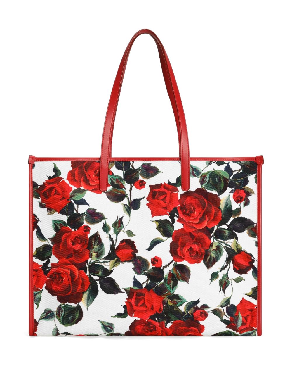 Sacs Dolce &amp; Gabbana. Grand sac fourre-tout en toile rouge