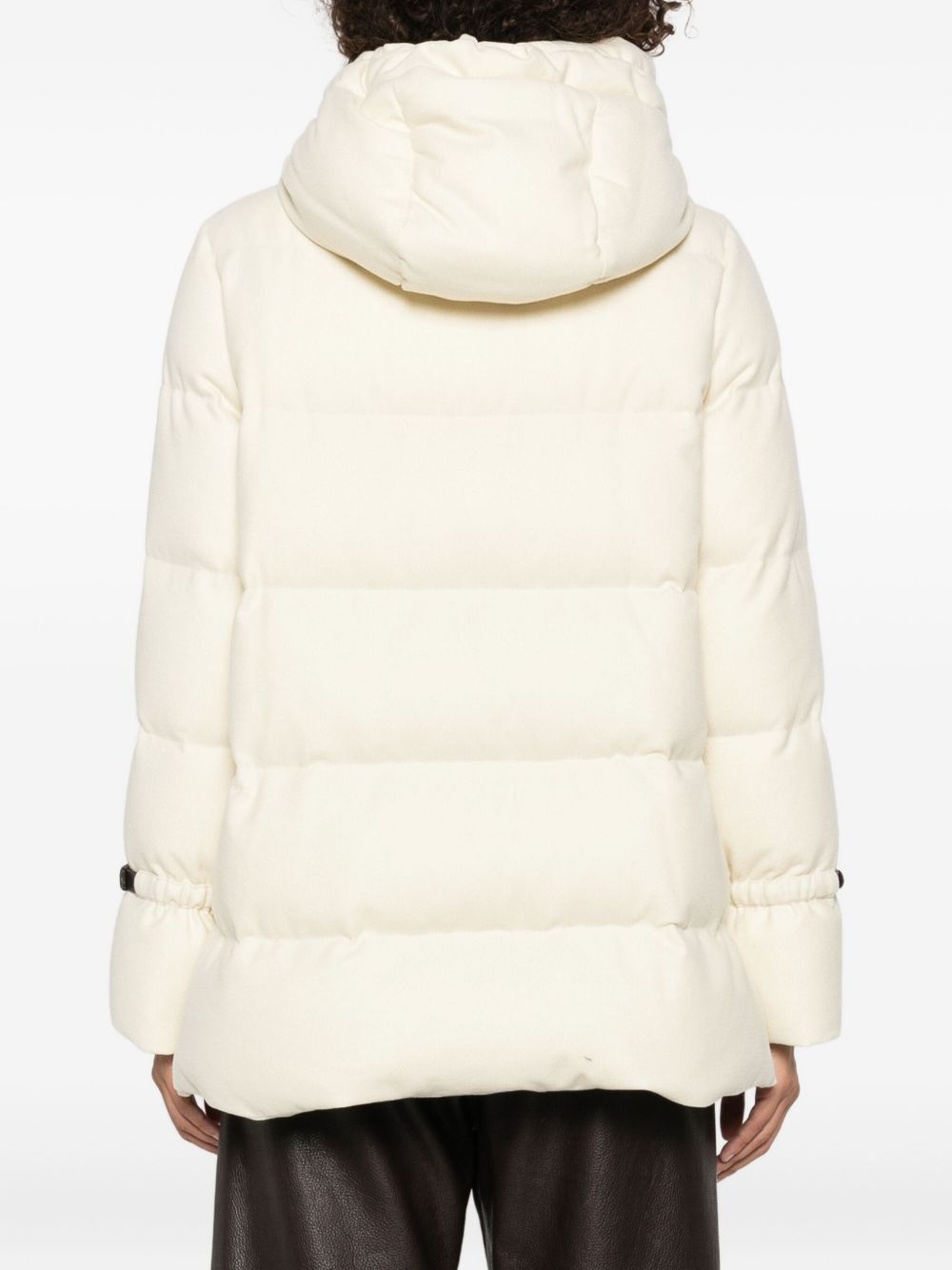 Herno White Quilted Coat — Lightweight Luxury Puffer