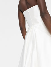 Solace London Dresses White strapless long dress