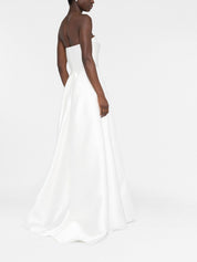 Solace London Dresses White strapless long dress