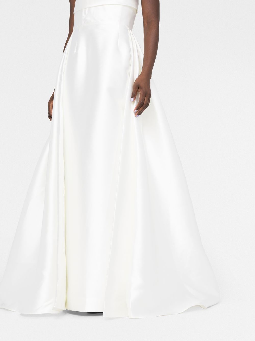 Solace London Dresses White strapless long dress