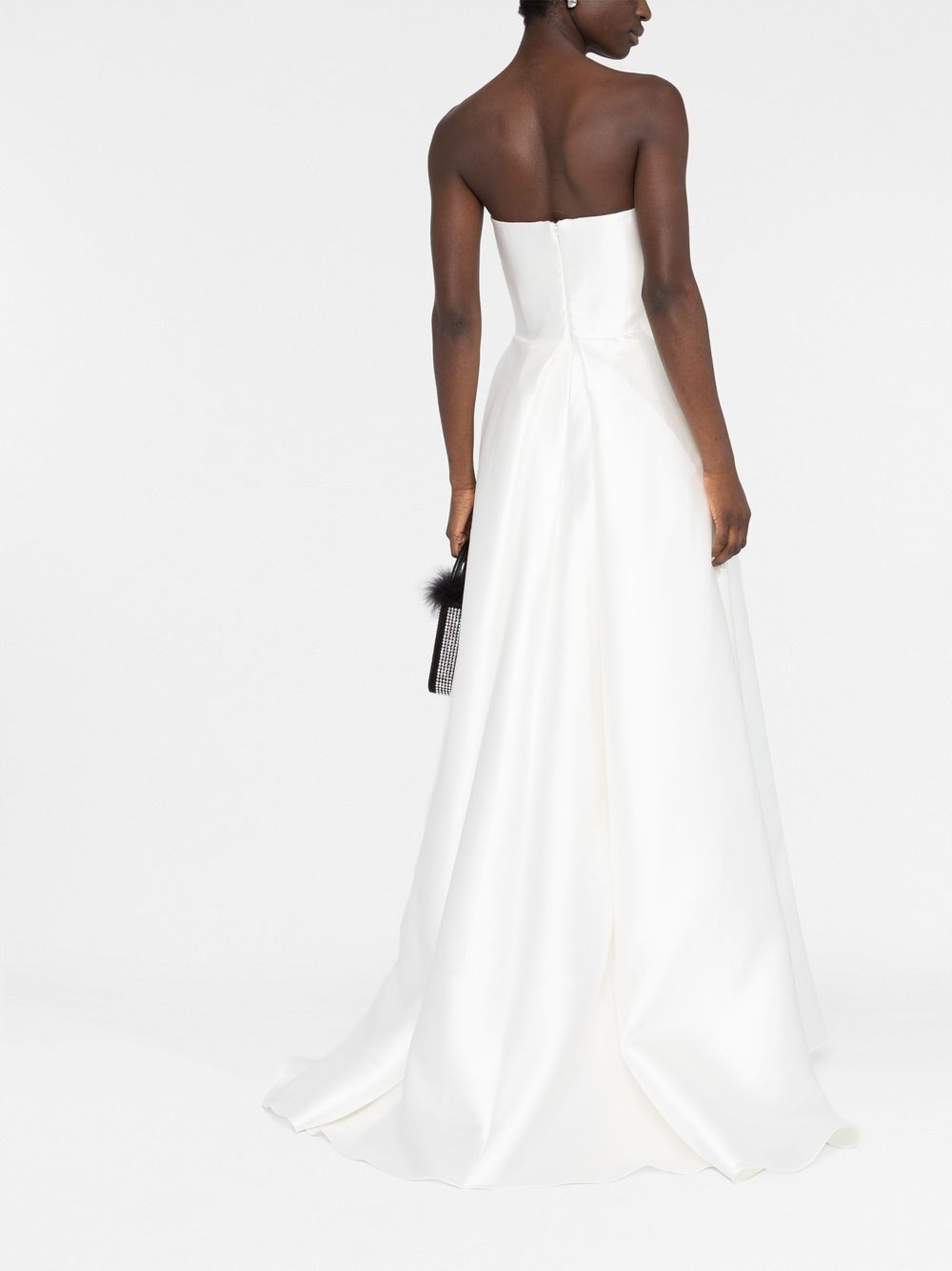 Solace London Dresses White strapless long dress