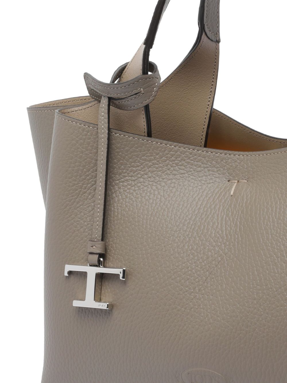 Bolsos Tod's.. Mini bolso shopping de piel gris