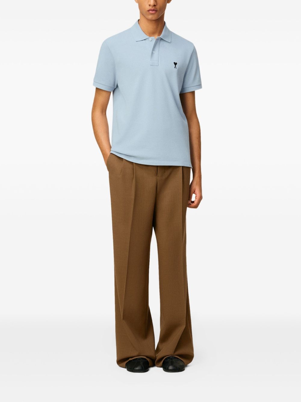 Ami Paris T-shirts and Polos Clear Blue