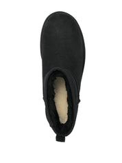 Bottes Ugg Australia noires en cuir de veau et peau de mouton