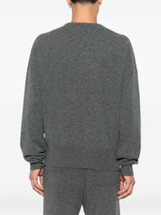 EXTREME CASHMERE Sweaters Grey cashmere crewneck